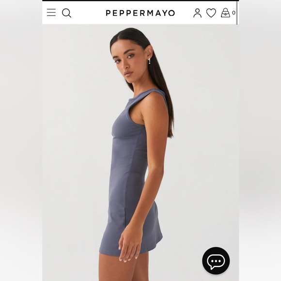 Peppermayo cosmic chic mini dress in ash size medium NWT - Picture 4 of 10